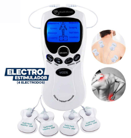 Electro Estimulador para Aliviar el Dolor, Masajeador Muscular, 8 modos/intensidad distintos Ideal para Todo el Cuerpo |