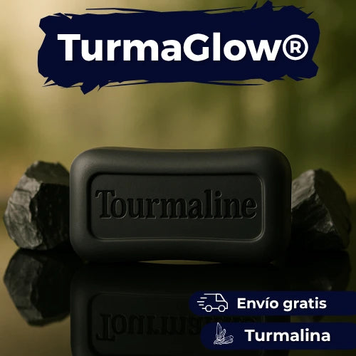 TurmaGlow® – Jabón Mineral Revitalizante con Turmalina