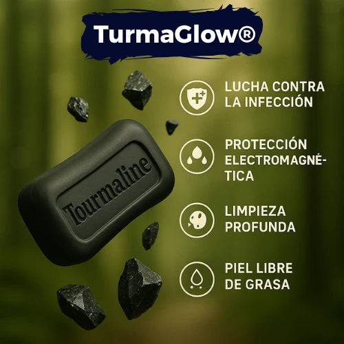 TurmaGlow® – Jabón Mineral Revitalizante con Turmalina