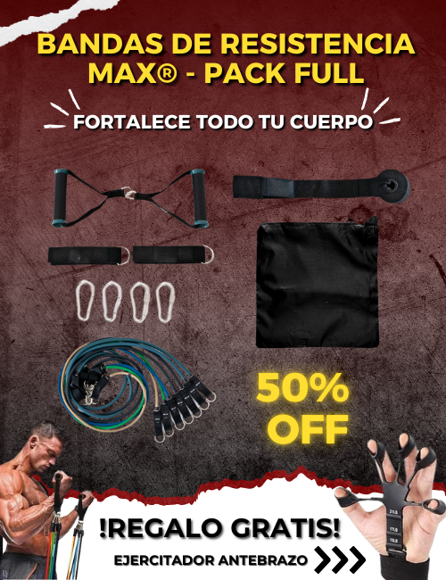 Bandas de Resistencia MAX® - Pack Full | Fortalece Todo Tu Cuerpo