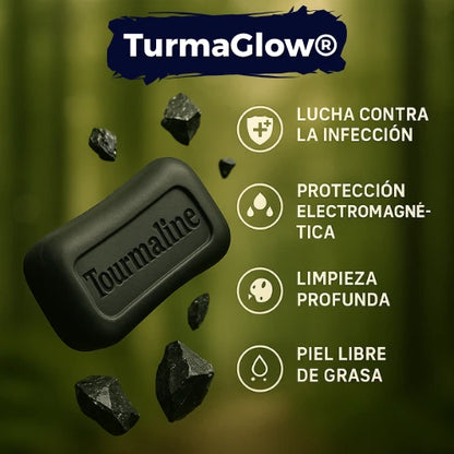 TurmaGlow® – Jabón Mineral Revitalizante con Turmalina