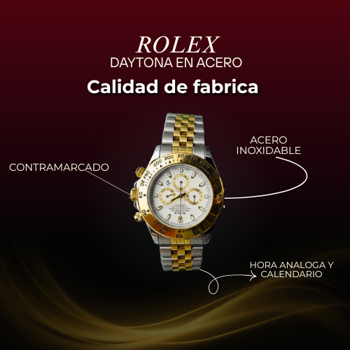 ROLEX DAYTONA ACERO®-Exclusividad en cada segundo”