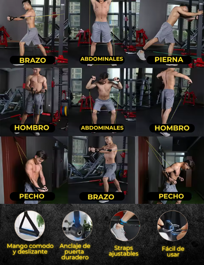 Bandas de Resistencia MAX® - Pack Full | Fortalece Todo Tu Cuerpo