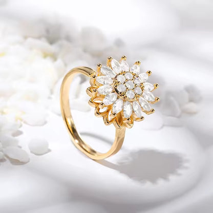 Elegant Ring: Anillo Girasol 360